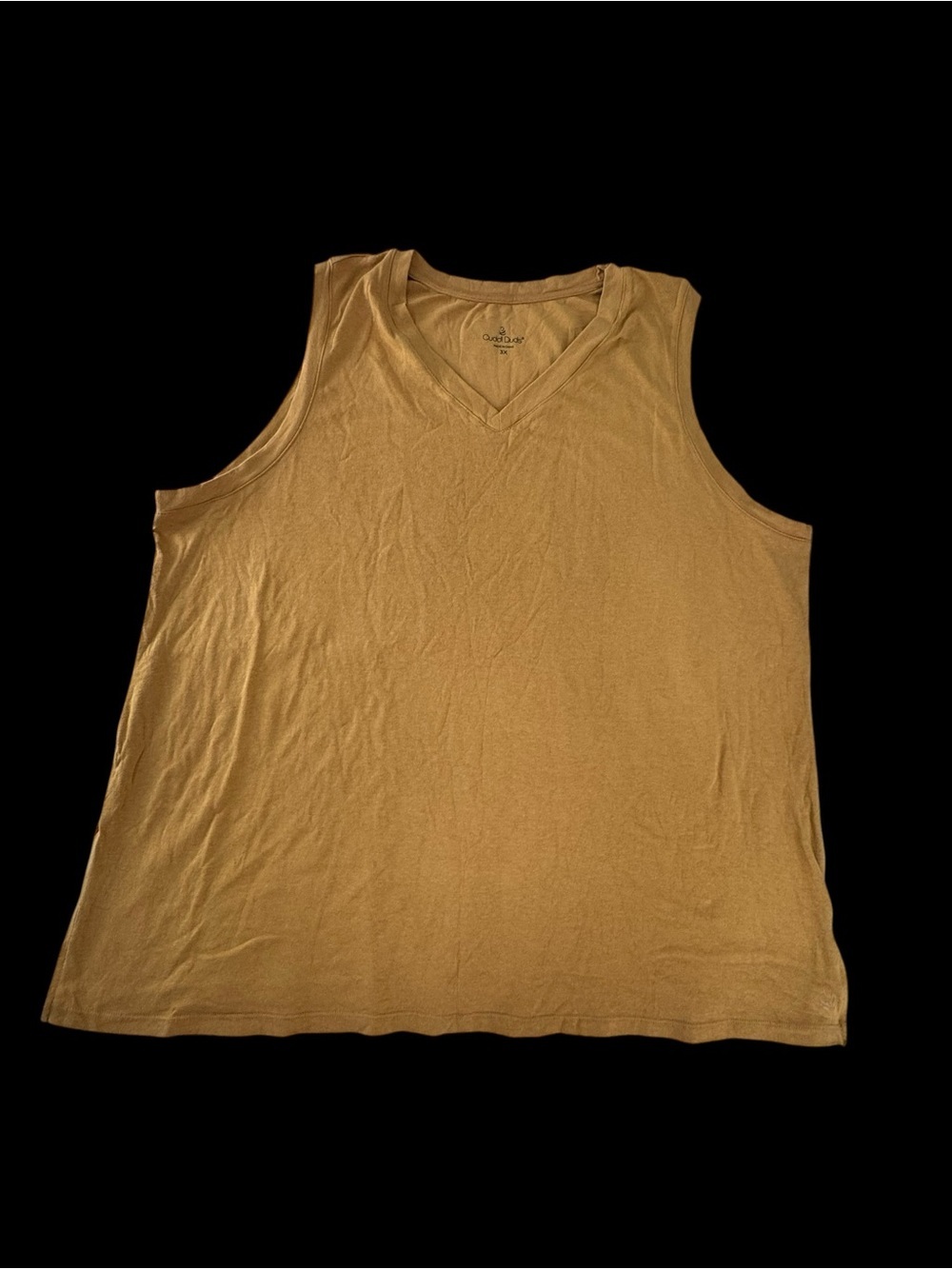Cuddl Duds Women's Sleeveless VβNeck Tank Top in Mustard
